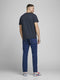 Jack & Jones JORSUITE TEE SS CREW NECK - Korte mouw T-shirt met tropische print - Navy Blazer (S)