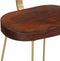 vidaXL - Barkrukken - 2 - st - 49x43x79 - cm - massief - mangohout
