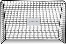Dunlop Voetbaldoel - Voetbal Goal 300 x 205 x 120 cm - Snelle Montage - Metaal - Zwart
