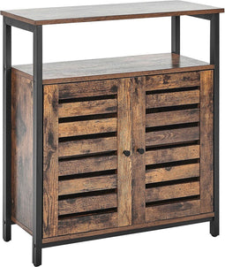 VILSECK - Sideboard - Zwart - Vezelplaat