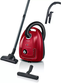 Bosch BGD38RD1H - Vloerstofzuiger - 60% meer zuigkracht - Rood