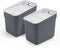 Curver Ready to Collect Prullenbak - 20L - Modulaire bakken - Donkergrijs/Lichtgrijs