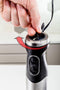 Staafmixer - 1000W - met turbo-functie - zwart zilver