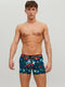 JACK&JONES ADDITIONALS JACFLOWER TRUNKS - Boxershorts - 3-pack - Zwart (3 stuks)