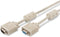 Digitus AK-310203-050-E VGA-kabel VGA Verlengkabel VGA-stekker 15-polig, VGA-bus 15-polig 5.00 m Grijs Schroefbaar, Met