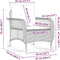 vidaXL - Tuinschommelstoel - met - kussens - poly - rattan - bruin