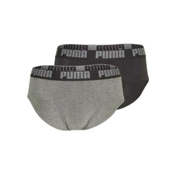 Pakket met onderbroeken Puma Basic Grijs 2 Onderdelen Maat
