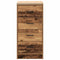 vidaXL - Garagekast - 40x51x85 - cm - massief - grenenhout - oud - hout