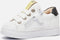 Shoesme sneakers - Witte sneaker met lichtgroen label en zwart detail - Kleur White Black