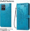 iMoshion Hoesje Geschikt voor Oppo A77 Hoesje Met Pasjeshouder - iMoshion Mandala Bookcase - Turquoise