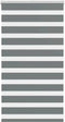 vidaXL - Zebra - rolgordijn - 70x100 - cm - stofbreedte - 65,9 - cm - donkergrijs