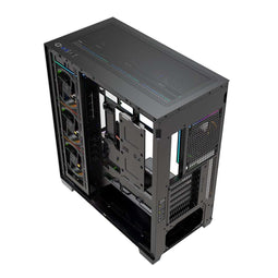 MODECOM VOLCANO STELLAR PLUS - Computerkast MIDI ARGB 8F - Zwart