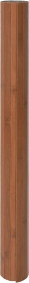 vidaXL - Vloerkleed - rechthoekig - 100x100 - cm - bamboe - bruin