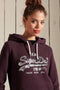 Superdry Vintage Logo Boho - Dames Hoodie met Glitters - Maat S