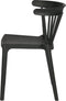 WOOOD Bliss - Eetkamerstoel - Kunststof - Zwart - 75x52x53 (2 stuks)