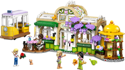 LEGO Friends 42671 - Plantencafé en bloemenwinkel - 4 minifiguren en accessoires