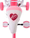 Volare Ashley Kinderfiets - Meisjes - 12 inch - Roze/Rood - Twee handremmen