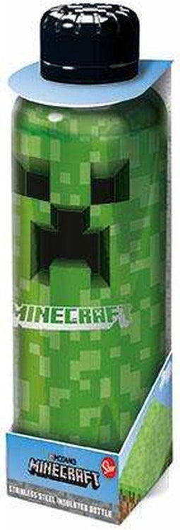 Fles Minecraft 515 ml Roestvrij staal Polypropyleen