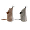 Deurhouder Home ESPRIT Polyester 13 x 13 x 26 cm (2 Stuks)