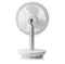 Domo DO8147 - Oplaadbare tafelventilator - 4 snelheden - Geluidsarm 32 dB - L 15,1 x B 18 x H 27,5 cm