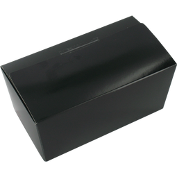 Klika - Ballotin | karton + PP + PET | 250gr | 113x62x55mm | zwart | 50 stuks