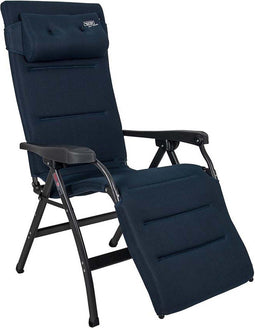 Crespo AP/242 - Relaxstoel - Ergonomisch met Hoofdkussen - Blauw