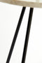Light & Living Bijzettafel Jobito - Wit - Ø42cm - Modern