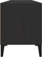 vidaXL - Tv-meubel - 100x34,5x44,5 - cm - bewerkt - hout - zwart