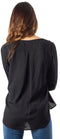 VILA VILUCY LS SHIRT - Doorknoop blouse - V-hals - XS