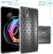 iMoshion Hoesje Geschikt voor Motorola Edge 20 Lite Hoesje Siliconen - iMoshion Design hoesje - Transparant / Zwart / Hearts All Over Black