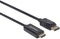 Manhattan 152662 - DisplayPort naar HDMI Kabel - 1080p@60Hz 1m Zwart