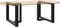 vidaXL - Salontafelpoten - 2 - st - T-vormig - 60x25x(42-43) - cm - staal - zwart
