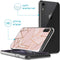 iMoshion Hoesje Geschikt voor iPhone Xr Hoesje Siliconen - iMoshion Design hoesje - Roze / Goud / Pink Graphic