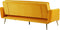 VETTRE - Slaapbank 3-zits - Geel - Fluweel