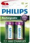 Philips R14B2A300/10 - Oplaadbare Batterij C - 3000 mAh - (12 stuks)