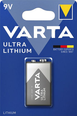 Varta - Batterij 9v lithium professional | 10 stuks