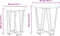 vidaXL - Bijzettafelset - - - 2 - Stuks, - Rook - Eiken, - Geengineerd - Hout - en - Metaal