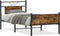 vidaXL - Bedframe - zonder - matras - hout - gerookt - eikenkleurig - 80x200 - cm