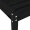 vidaXL - Ligbed - 199,5x60x74 - cm - massief - grenenhout - zwart
