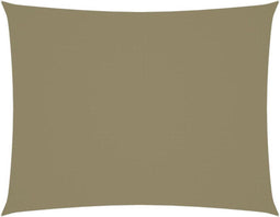 vidaXL - Zonnescherm - rechthoekig - 6x7 - m - oxford - stof - beige