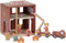 Little Dutch - Houten Brandweerkazerne - Inclusief brandweermannen en accessoires - Rood