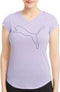 PUMA Train Favorite Heather Cat Tee - Sportshirt Dames - Korte mouw - Wit (XS)