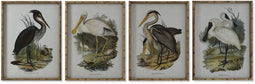 Schilderij DKD Home Decor Vogels Orientaals 45 x 3 x 60 cm (4 Stuks)