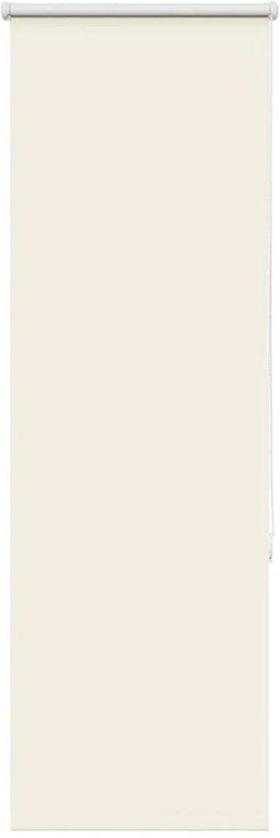 vidaXL - Rolgordijn - verduisterend - 60x130 - cm - stofbreedte - gebroken - wit