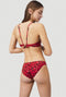 O'Neill Cali Mix - Bikinitopje Crop - Dunne verstelbare schouderbandjes - Rood AOP