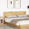 vidaXL - Hoofdbord - 200 - cm - massief - hout - eiken