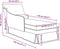 vidaXL - Chaise - longue - met - bolster - en - rechterarmleuning - linnen