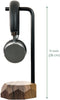 Oakywood Headphones Stand - Massief Walnoot - Echt Hout Koptelefoon Standaard Houder - Stijlvol Clean Desk Design