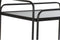 Serveringsvagn DKD Home Decor Zwart Metaal Kristal 60,5 x 40,5 x 75,5 cm