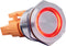 Joy-it Button22C-02 Schakelaar 240 V 15 A Continu Rood (Ø x l) 24.8 mm x 34.50 mm IP67, IK10 1 stuk(s)